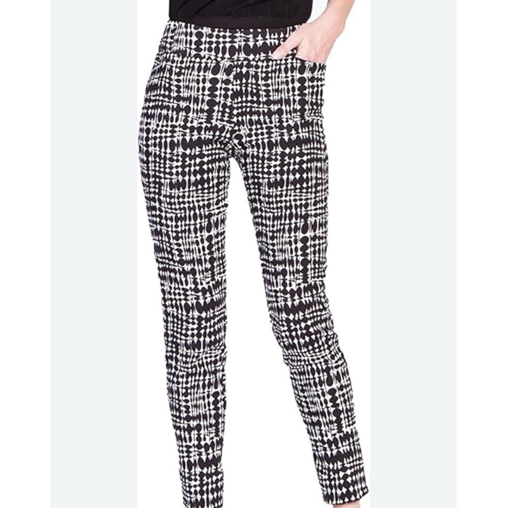 SLIM-SATION Women's Wide Band Pull-on Pocket Pant with Surround Comfort size 8